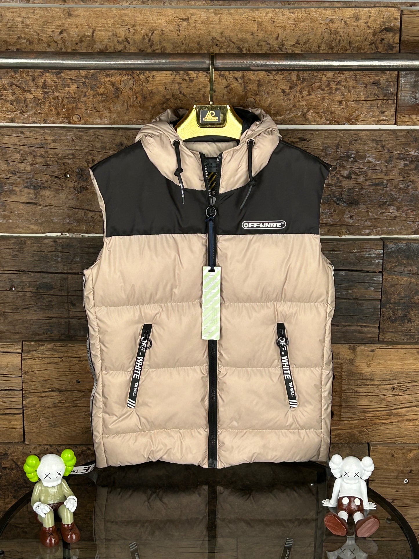 Off White Krem Renk Yelek