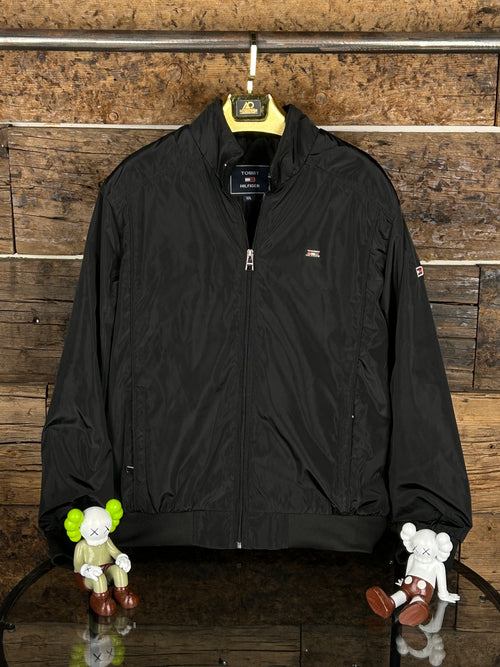 Tommy Siyah Renk Baharlık Ceket